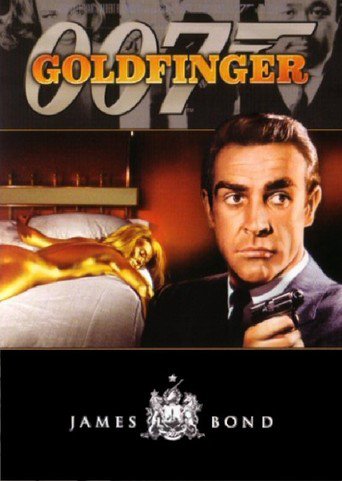 Poster for the movie "Goldfinger"