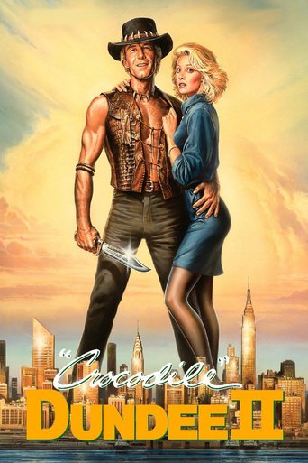 Poster for the movie "Crocodile Dundee II"